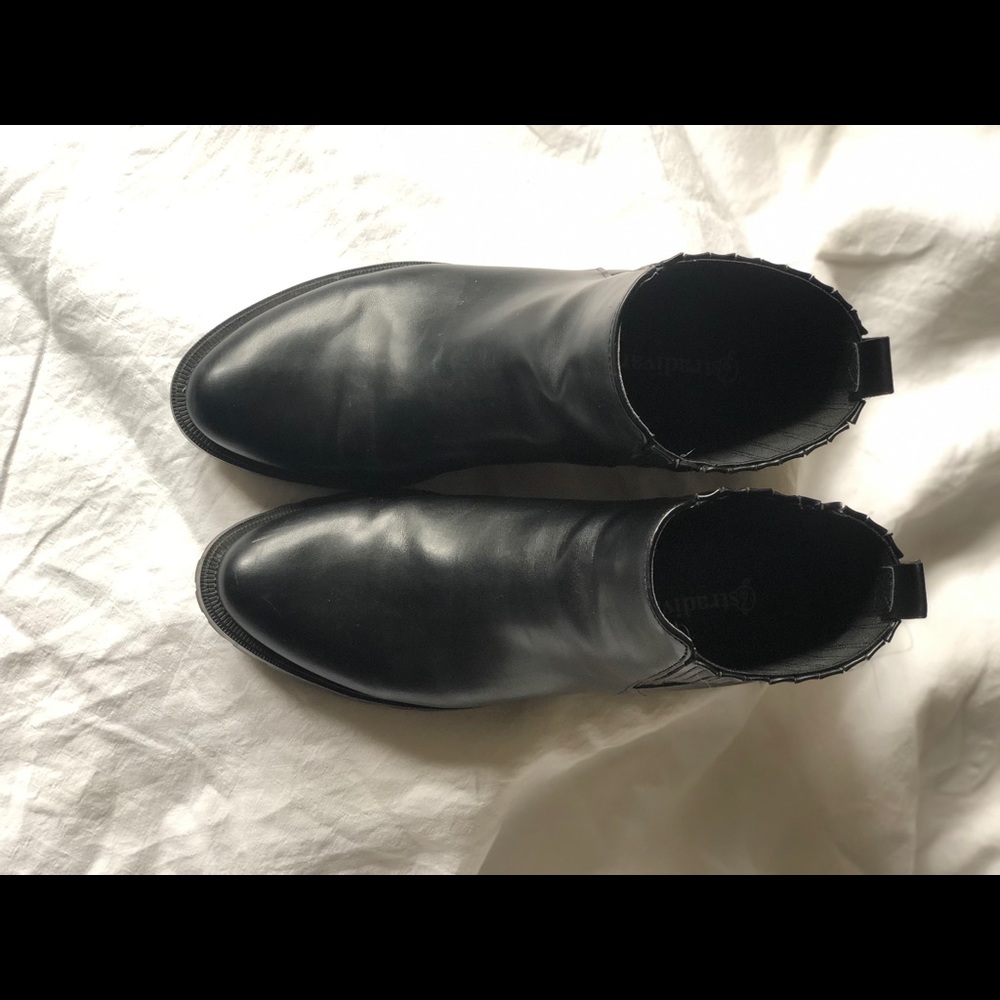 ASOS vegan almond toe chelsea boot